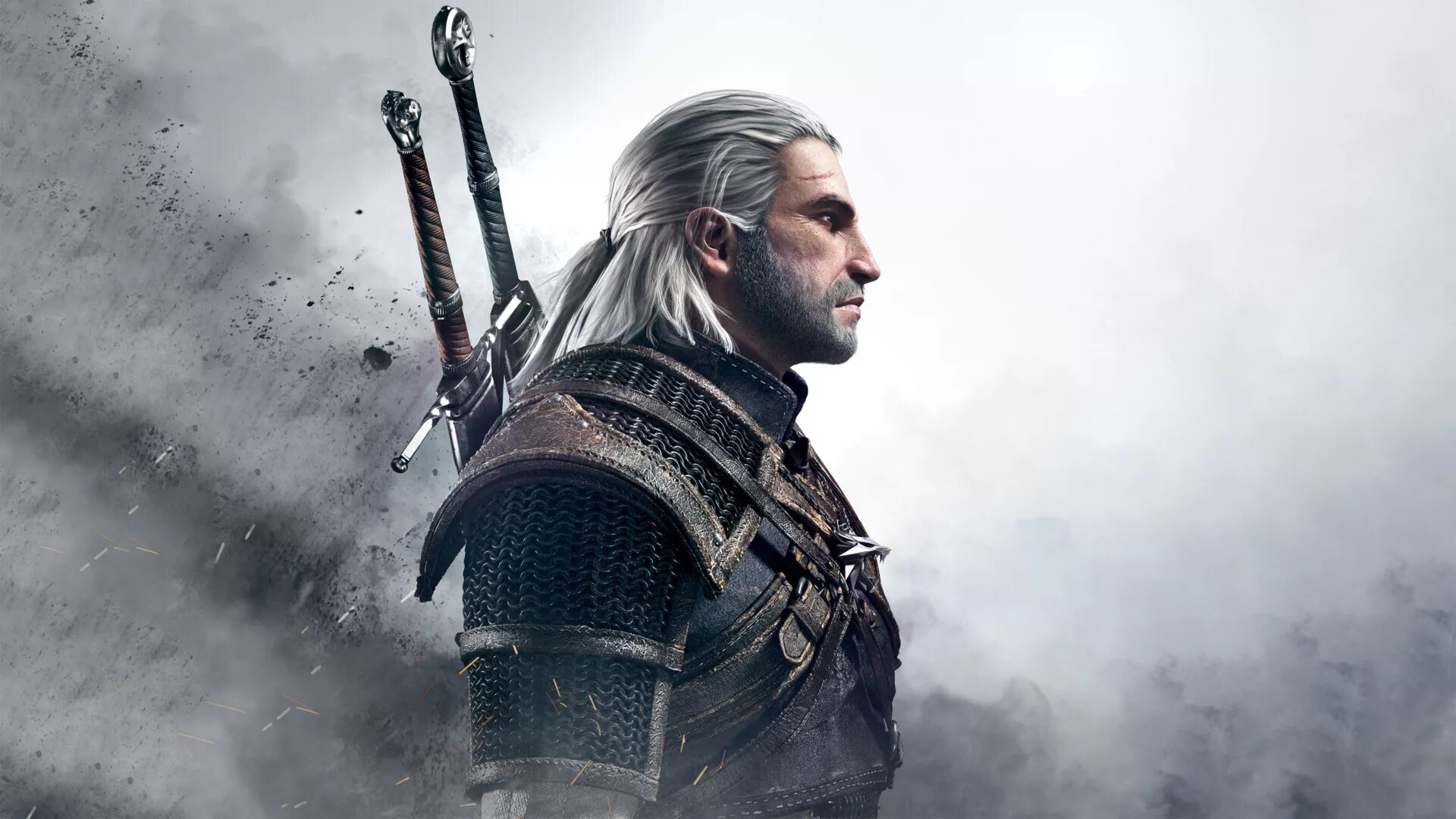 Ведьмаг. Геральт из Ривии Постер. Ведьмак 3. The Witcher 3 Wild Hunt. Гвинблейд.