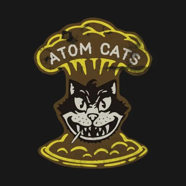 Check out this awesome 'Atom+Cats+Faded' design on @TeePublic! Katzenaufkleber