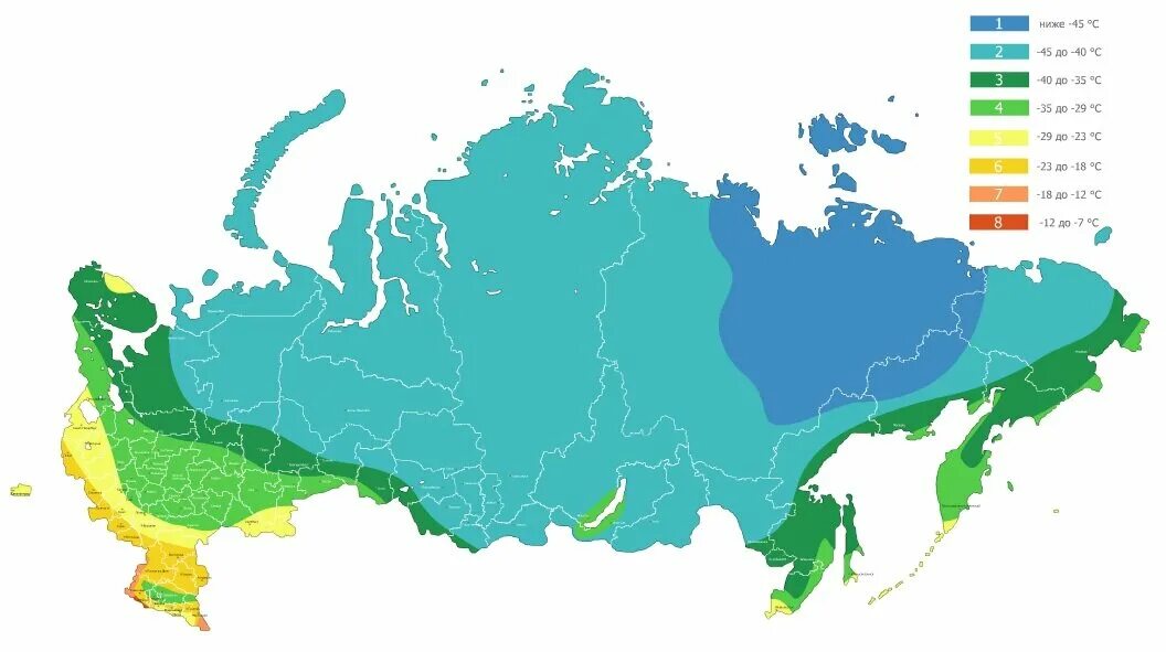 Карта зон зимостойкости России. Карта климатических зон России. Зоны зимостойкости растений России на карте. Карта климатических зон России USDA