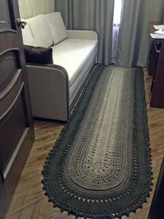 Прямоугольные коврики из шнура