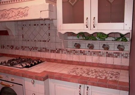 Кухня плиткой своими руками