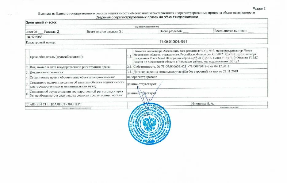 Собственность отсутствует