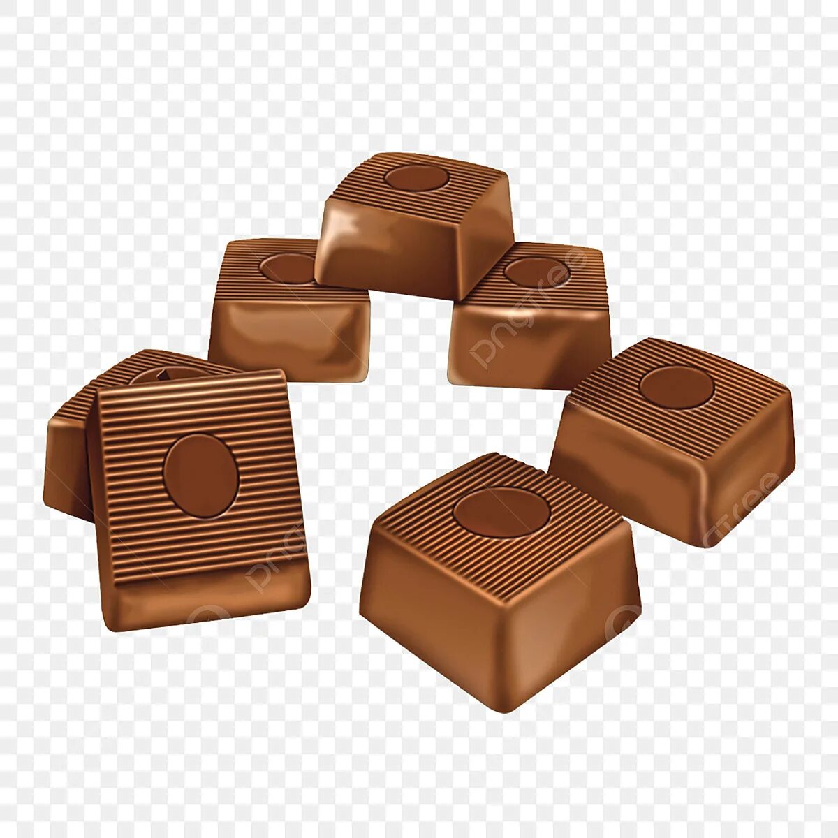 Шоколад квадрат