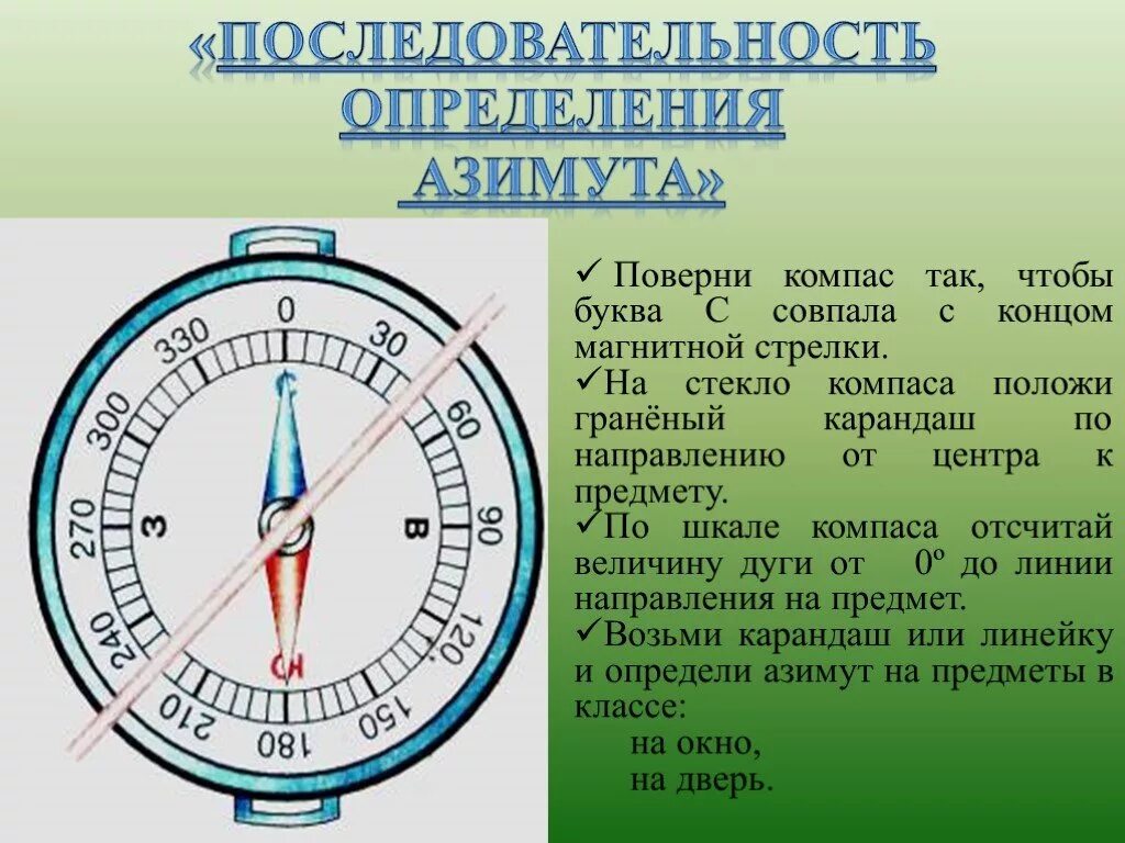 География 5 класс ориентирование Азимут. Ориентирование по азимуту с компасом. Ориентировка по местности с помощью компаса. Азимут на компасе как определить. Направления движения география