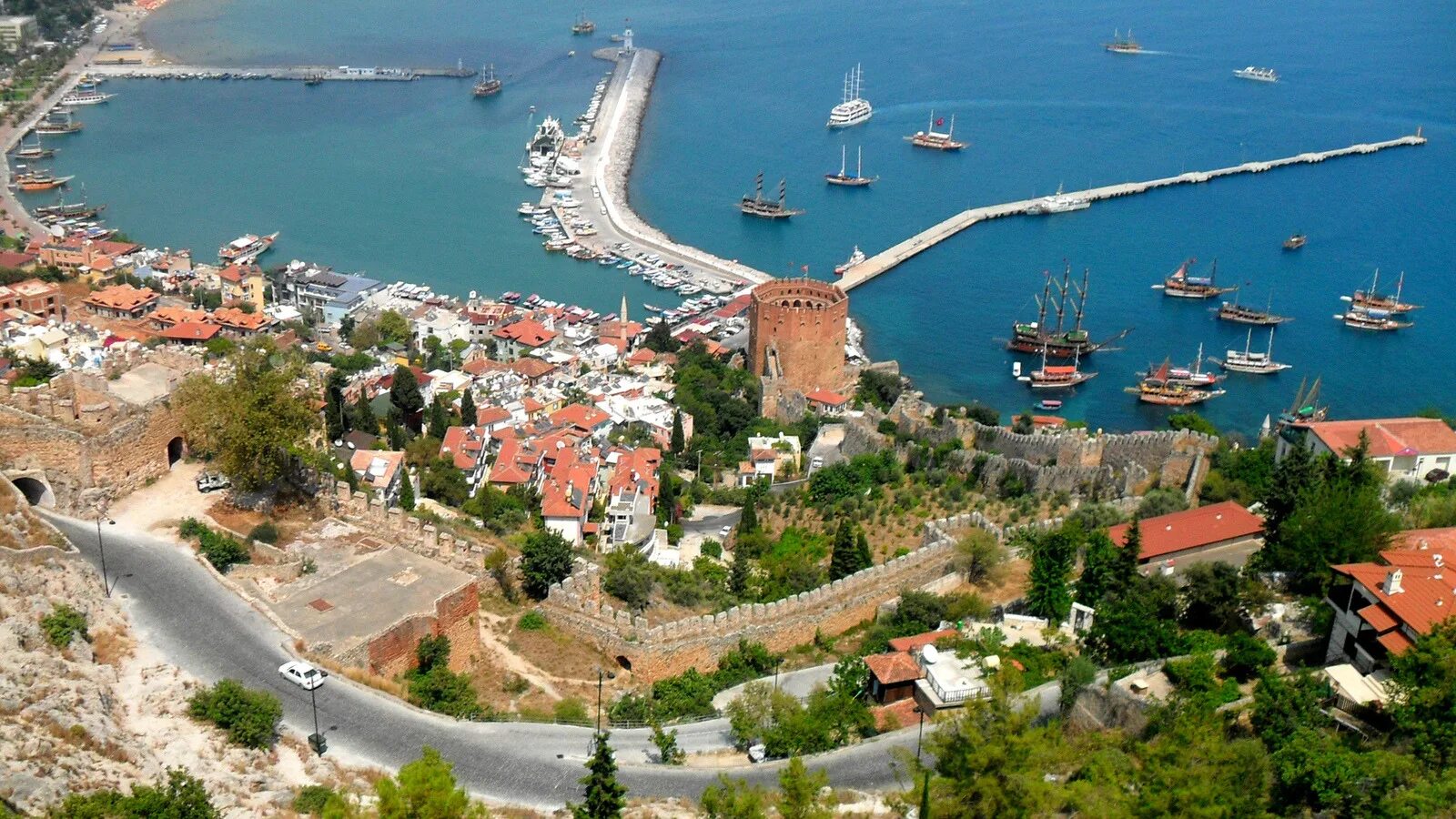 средиземное море сиде. турция х.