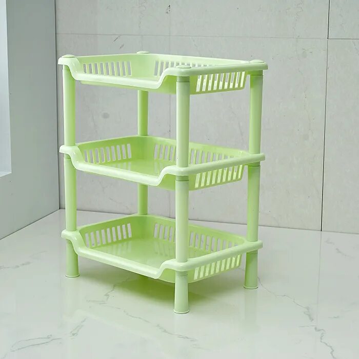 пластиковые полки фото. этажерка узкая 4-х секц. пластиковый стеллаж для ванной. пластиковые полочки. этажерка пластиковая.