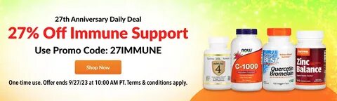 27% off Immune Support at iHerb. with code. 