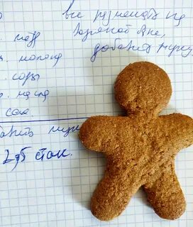 Рецепт имбирного печенья без меда