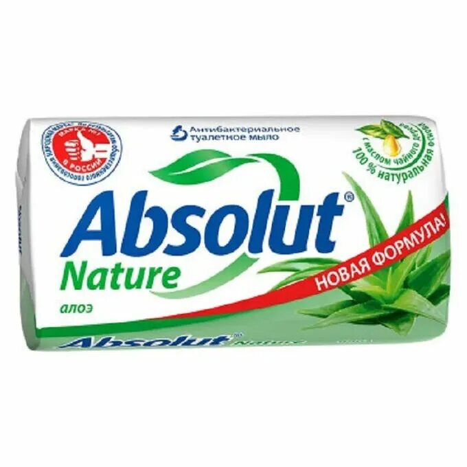 Absolut nature туалетное мыло алоэ 90г. Мыло Абсолют 90 гр. Absolut FITOGUARD туалетное 90гр алоэ кусковое. Абсолют т/м nature FITOGUARD алоэ антибактериальное 90гр скидка!. Absolute t