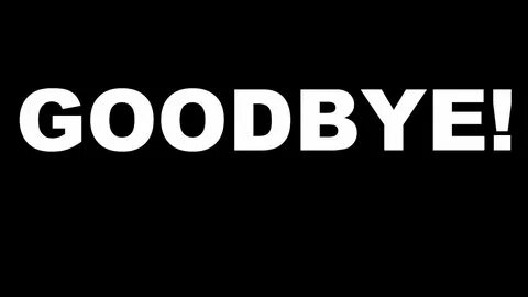 Goodbye перестал работать