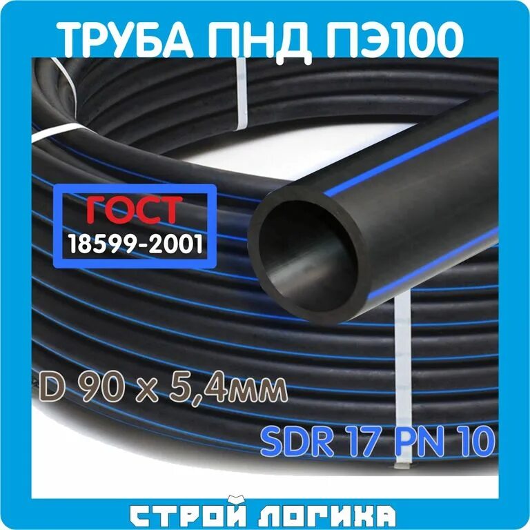 Гост питьевая труба пэ100. Труба пэ100 sdr17 90х5.4. SDR 17 труба. Труба ПЭ 100 SDR 17 - 90х5.4 ГОСТ 18599-2001. Труба ПНД 400мм.