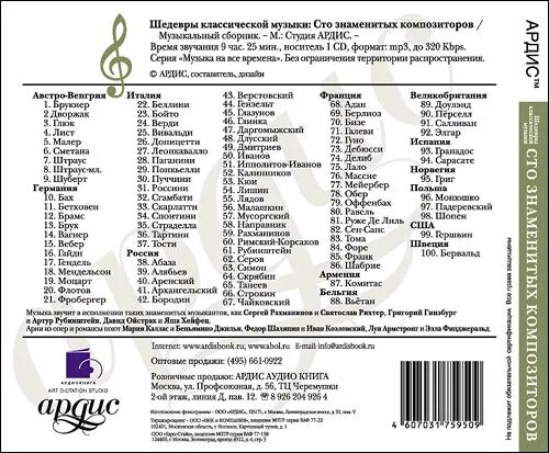 Мелодии популярной классики