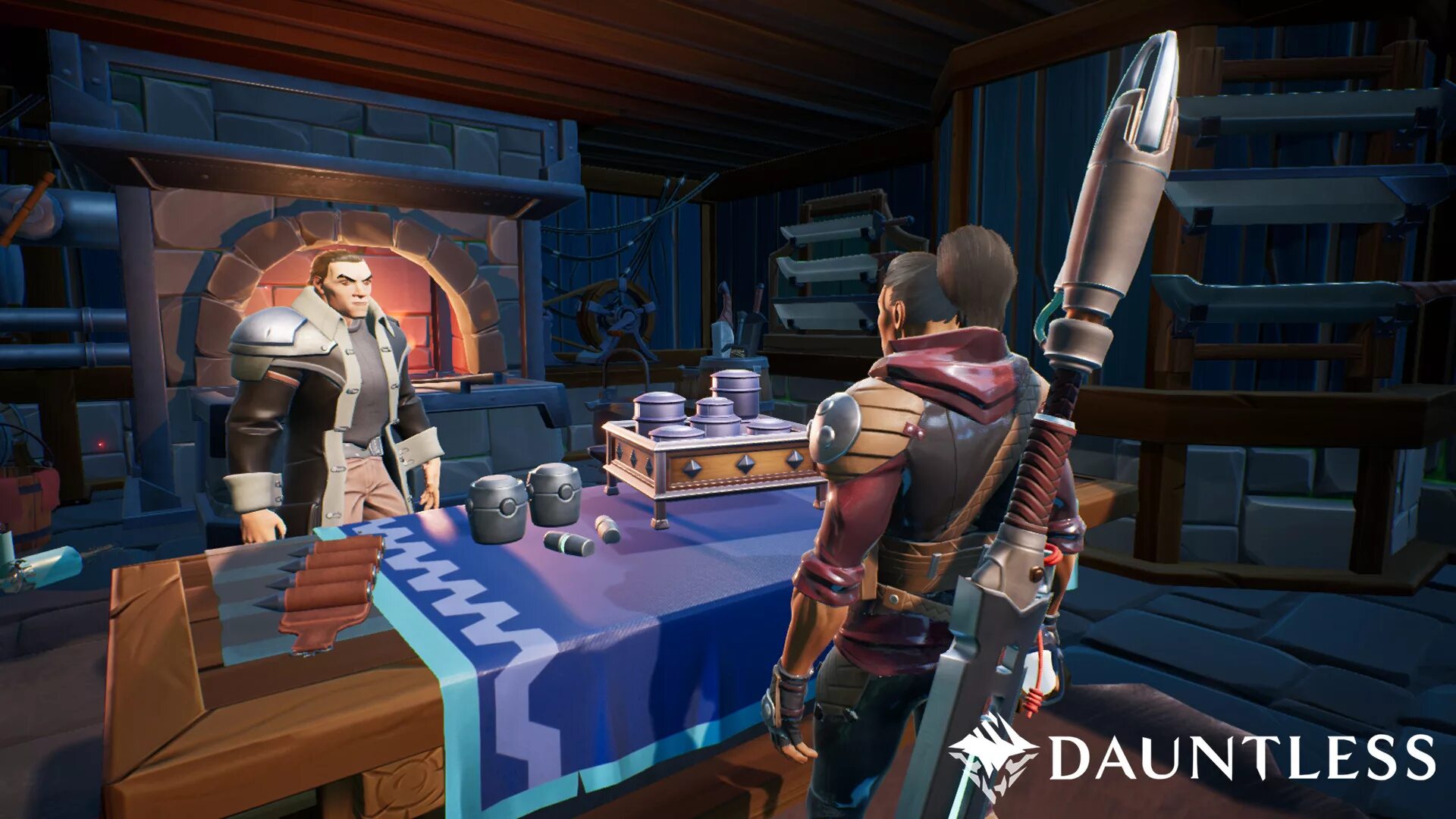 Epic games компьютерный. Даунтлесс игра. Карабак Даунтлесс. Карабак Dauntless. Dauntless Сердцилия.