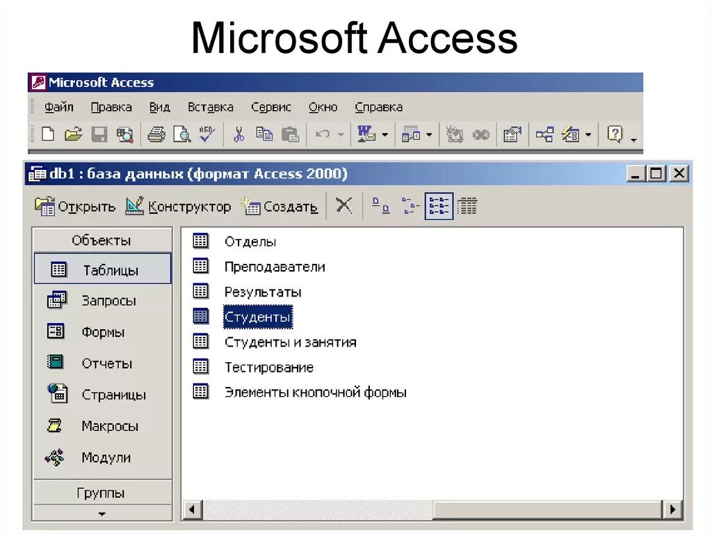 Microsoft базы данных. СУБД МС access. Кратко о программе MS access. База данных Майкрософт. Назначения access