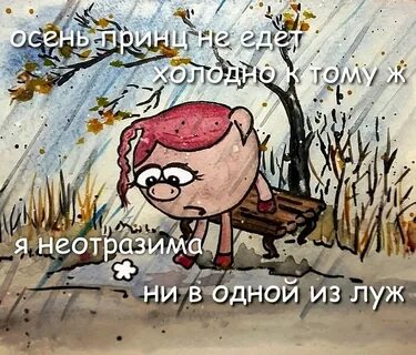 Смешно картинки прикольные с утром октября