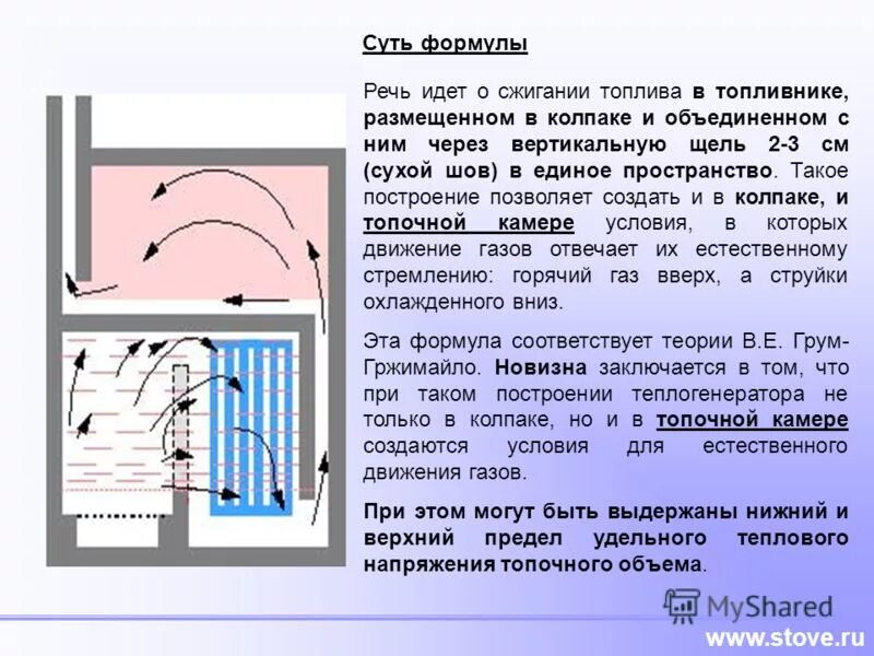 Движение газов. Сухой шов. Размер сухой шов. Тепловое напряжение топочного пространства. Сухой шов в печи зачем.