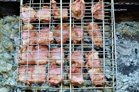 Печень индейки на мангале