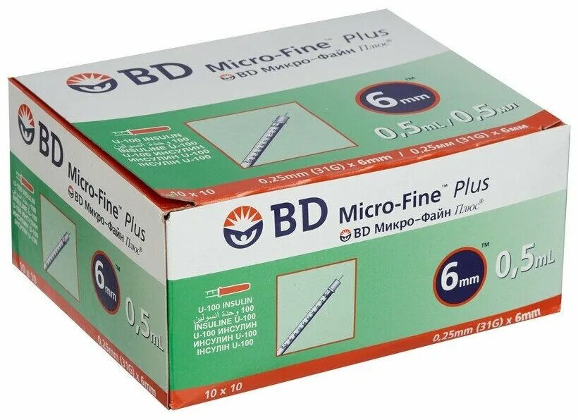 Микро файн. Иглы bd Micro-Fine Plus 0,25 мм (31g) х 6 мм 100 шт. Бектон Диккинсон. Шприцы Micro-Fine bd 0,5 31g. Шприц инсулиновый микро-Файн плюс 1мл/u-100 0,25мм(31g)х 6мм №10. Шприц микрофайн плюс u100 0.25мм(31g).