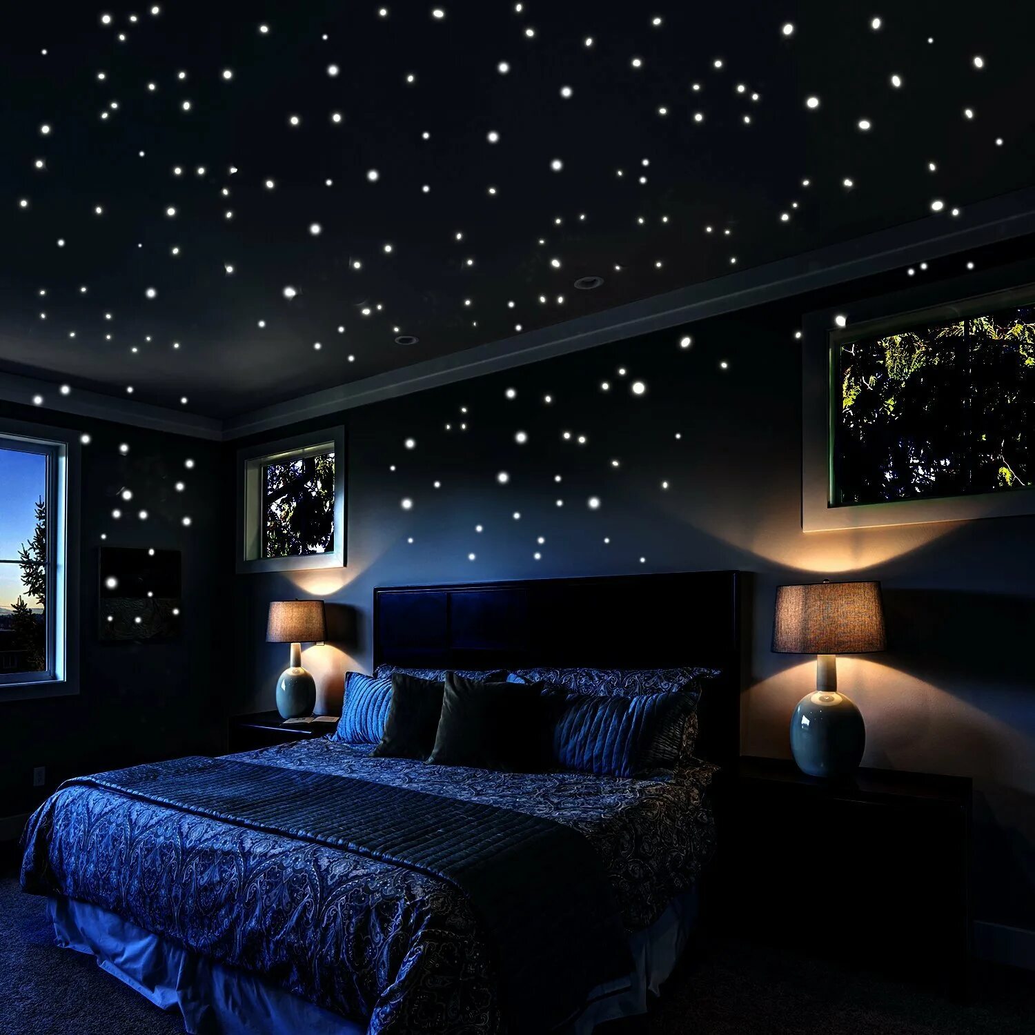 Потолок Дабл Вижн звездное небо. Натяжной потолок звездное небо. Звездное небо в комнате. Натяжной потолок со звездами.