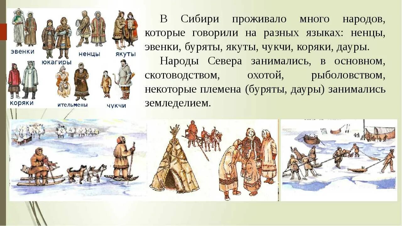 Найдите исключение из занятий коренного населения
