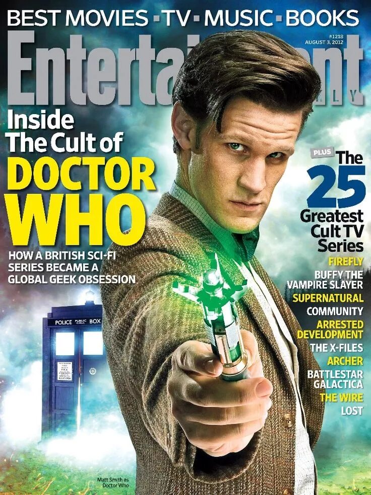 Entertainment Weekly. Издание Entertainment Weekly. Мэтт Смит для журналов. Doctor who Weekly.