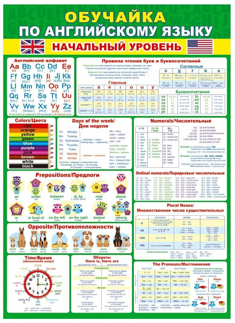 Начальный уровень c. Плакат английский язык начальный уровень. Обучайка плакаты. Учебные плакаты для школы. Обучайка по английскому языку плакат.