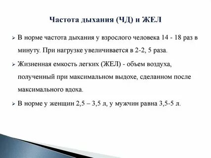 Дыхание 24 в минуту