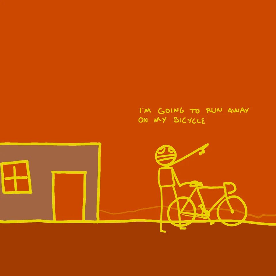 I ve got to run. I&#039;m going away. going to the run арт. to go away. run away from me or to me эскиз.