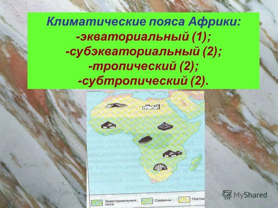 географическое положение субэкваториального пояса африки