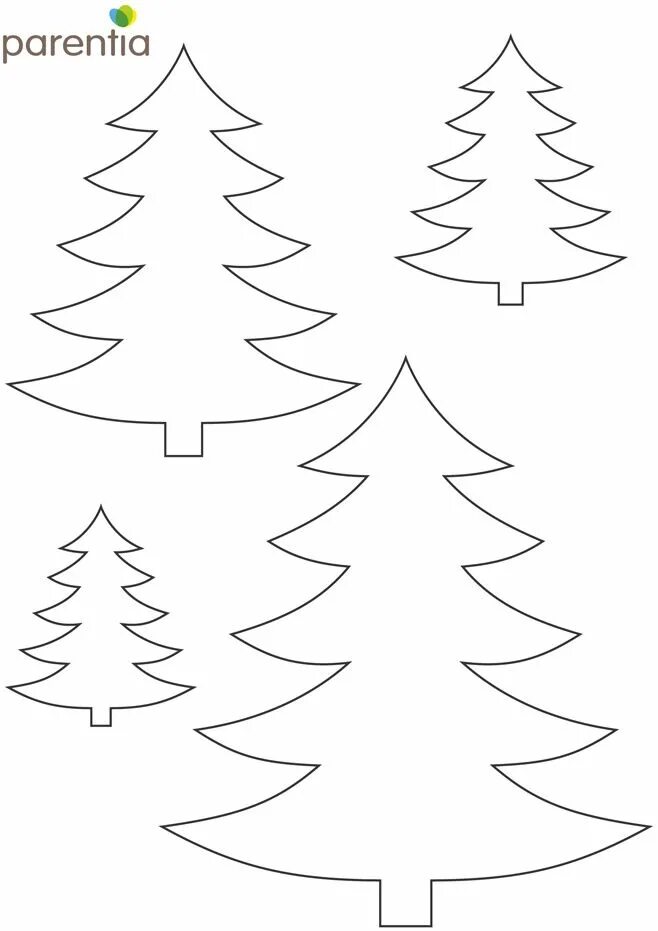 Шаблон ели для вырезания из бумаги Pin on Craft Christmas tree decorations, Felt ornaments, Tree decorations