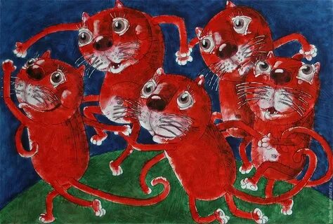 Нарисуй красного кота