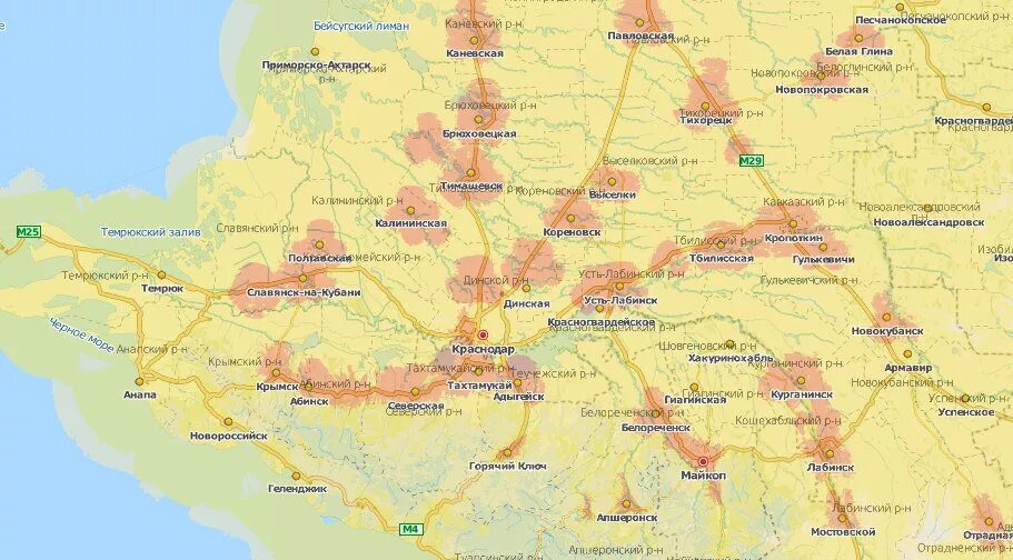 Зона покрытия краснодарский край. Карта Тимашевского района Краснодарского края. Карта покрытия Билайн Краснодарский край. Карта покрытия сотовых операторов Краснодарский край. Карта Краснодарского края Убинская.