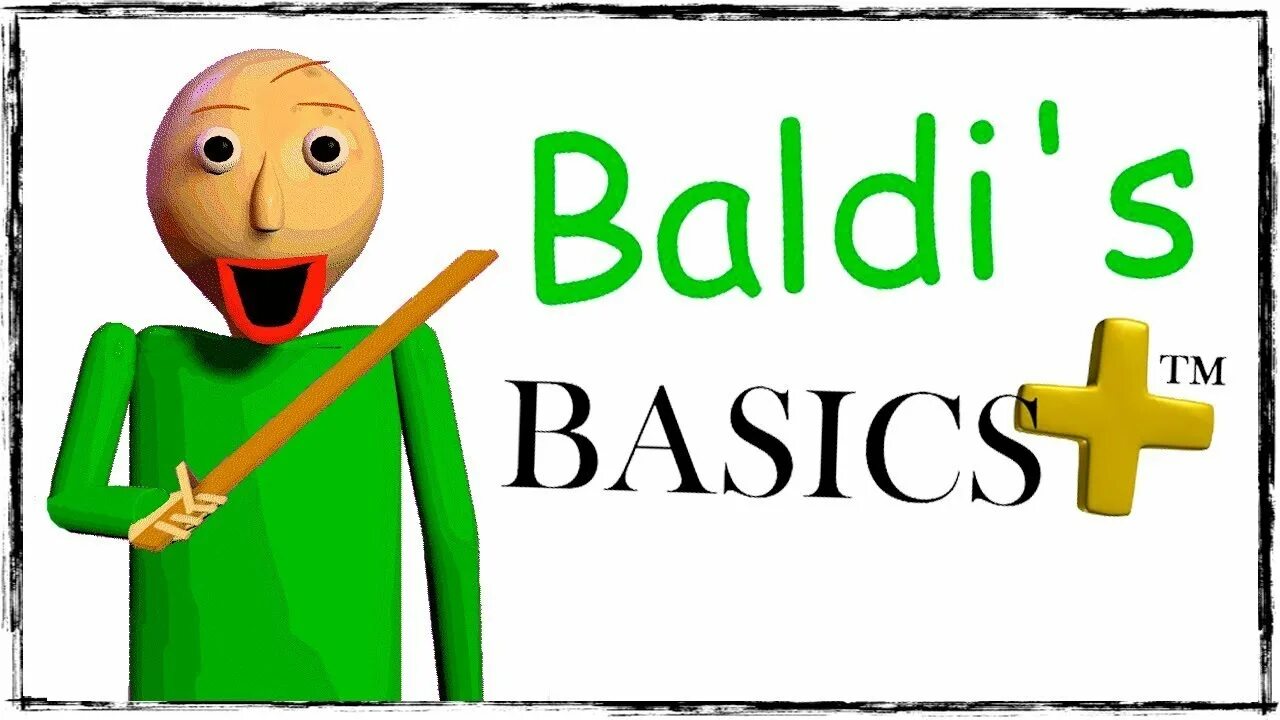 БАЛДИ плюс. БАЛДИ Basics Plus. Baldi Basic Plus. БАЛДИ логотип.