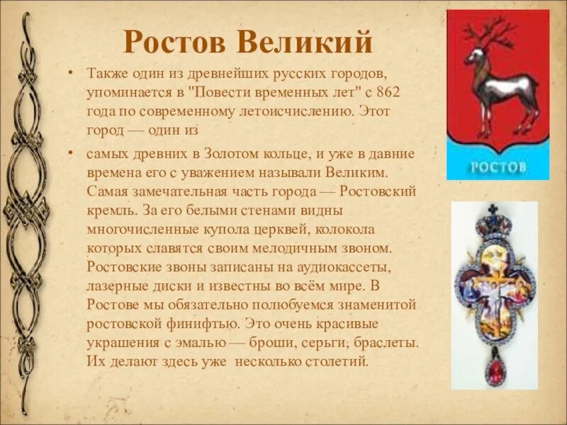 Информация происхождения названия. Города золотого кольца России Ростов Великий. Сведения о происхождении названий старинных русских городов. Доклад о Ростове Великом. Ростов Великий описание города.