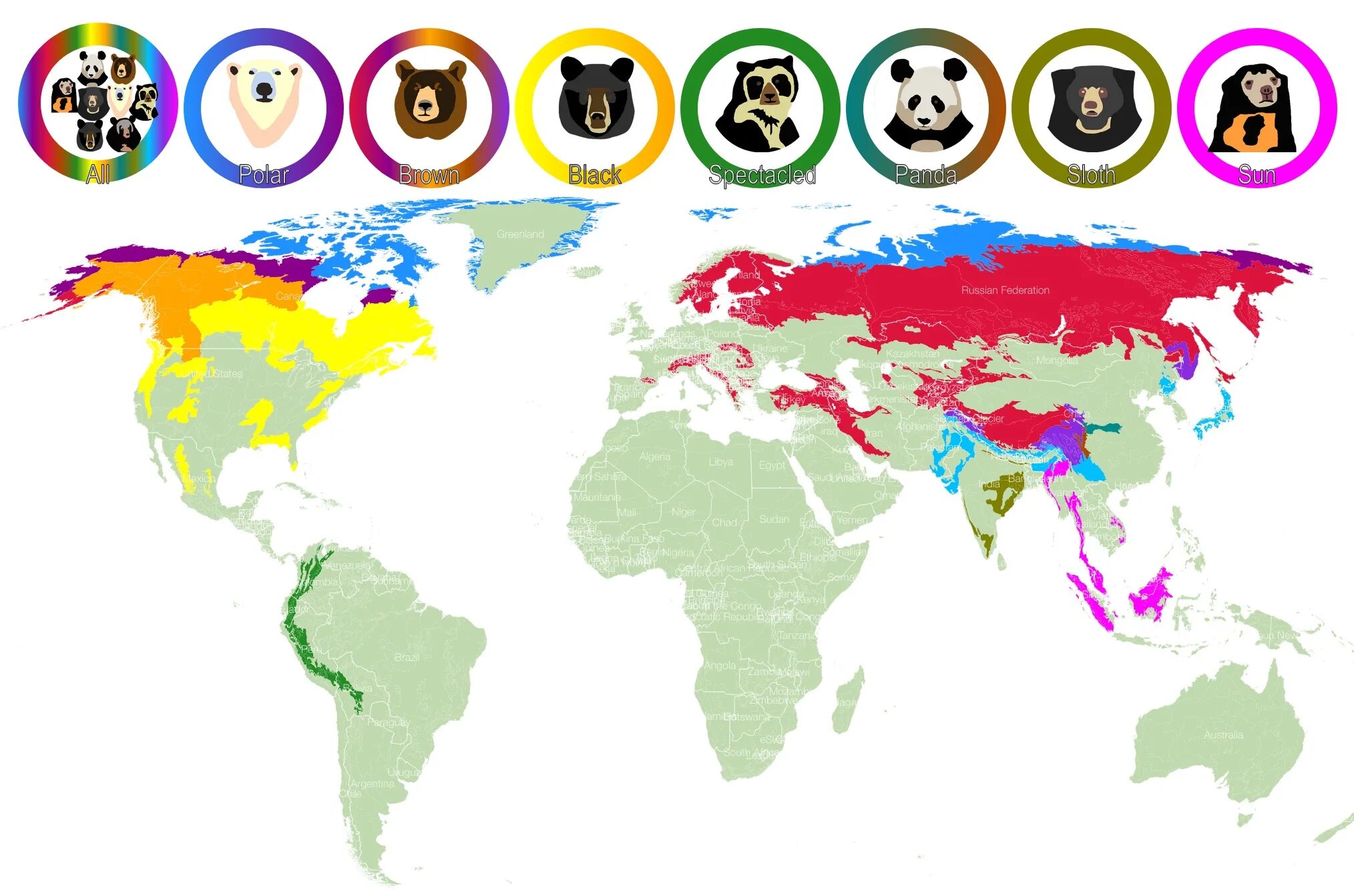 Habitat карты. Distribution карта. Bear Habitat Map. Habitats Map. Where bears live