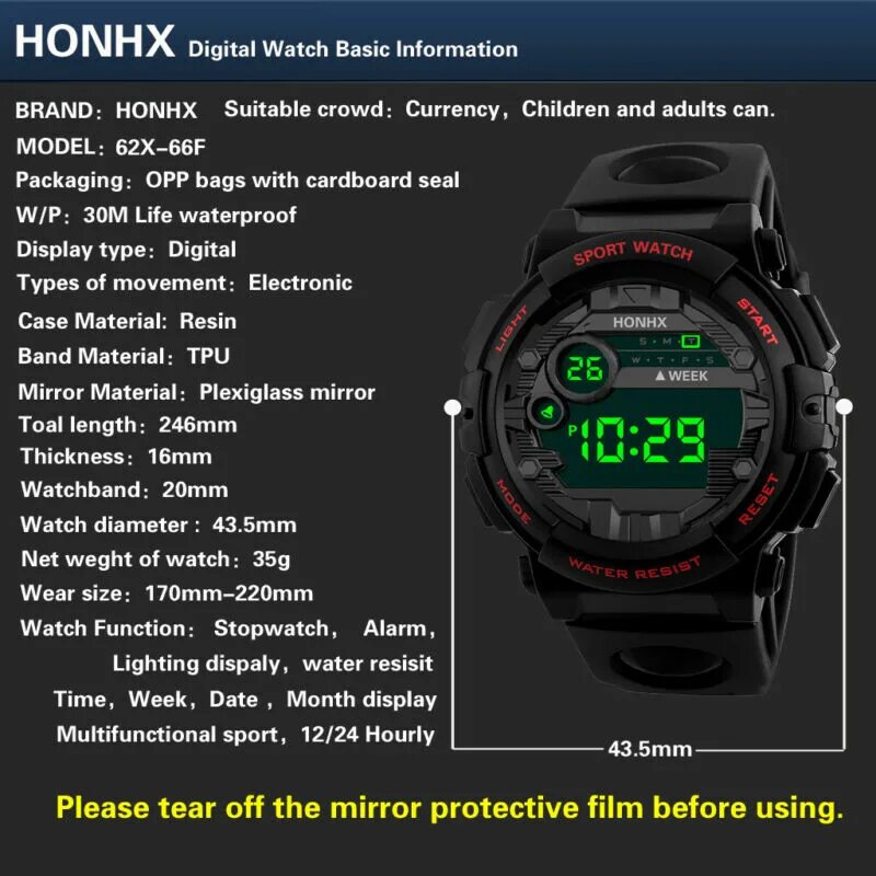 Sport watch настроить. Часы HONHX Sport watch. Часы s-Sport WR 30 M. Часы HONHX Light led Water resist. Часы электронные sportwatch wr30m Quartz.