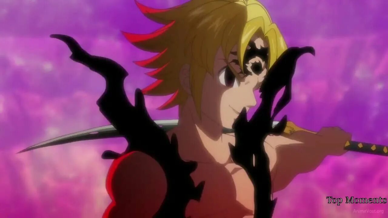 мелиодас демон и элизабет. семь смертных грехов мелиодас. грех 2024. элизабет семь смертных грехов. семь смертных грехов бан против галана.