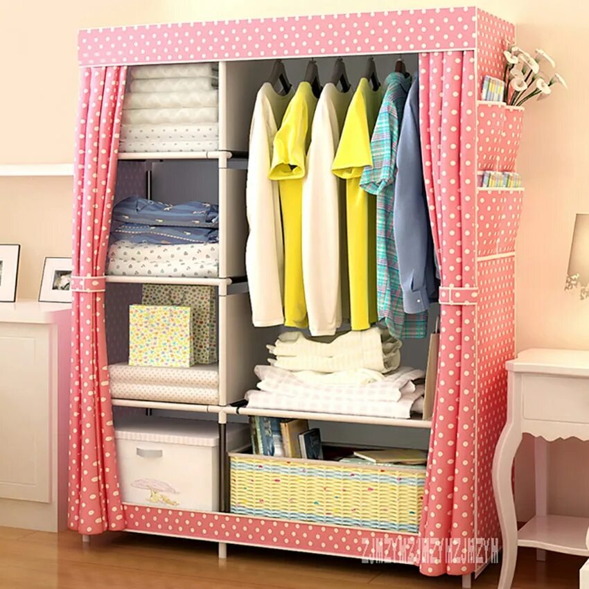 Шкаф Storage Wardrobe 88130. Мобильный тканевый шкаф Storage Wardrobe 88130. Шкаф складной 105х45х170 см продавец стайл хоум. Складной каркасный тканевый шкаф Storage Wardrobe 88130. Портативные шкафы