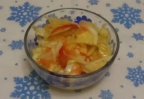 Капуста провансаль быстрого с уксусом