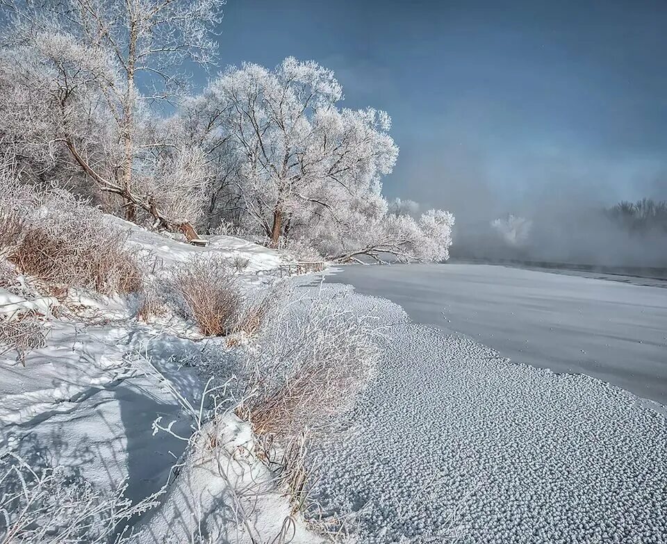 Красивая зима. Красота зимы. Зима пейзаж. Прекрасная зима.