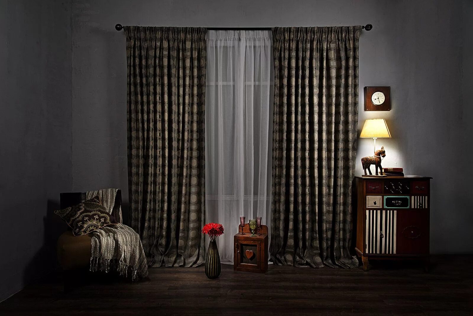 штора fbn 200х270 графит. шторы из гипюра в гостиную. тюль темного цвета. черно белые шторы. тяжелые шторы.