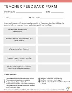 Feedback form