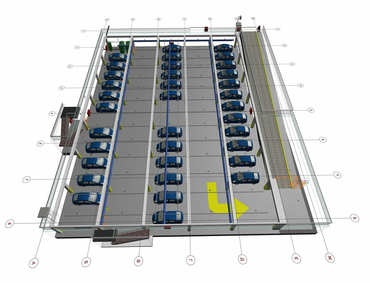 Parking lot 2. Проект подземной автостоянки. Паркинг планировка. Проектирование паркинга. Планировка автостоянки.