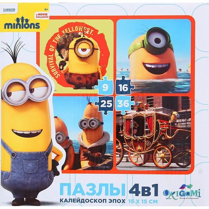 Пазлы миньоны. Пазл 4 в 1 "Minions". Пазл пазл Миньоны. Пазл Миньоны 1000.