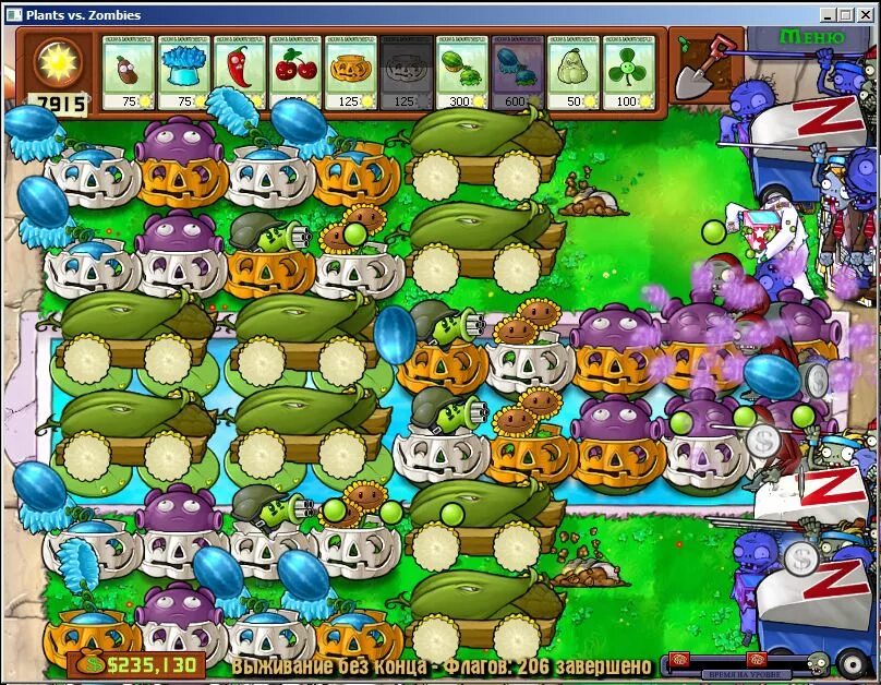 Растения против зомби 100 волн. Бесконечная волна в Plants vs Zombies. Как пройти пвз