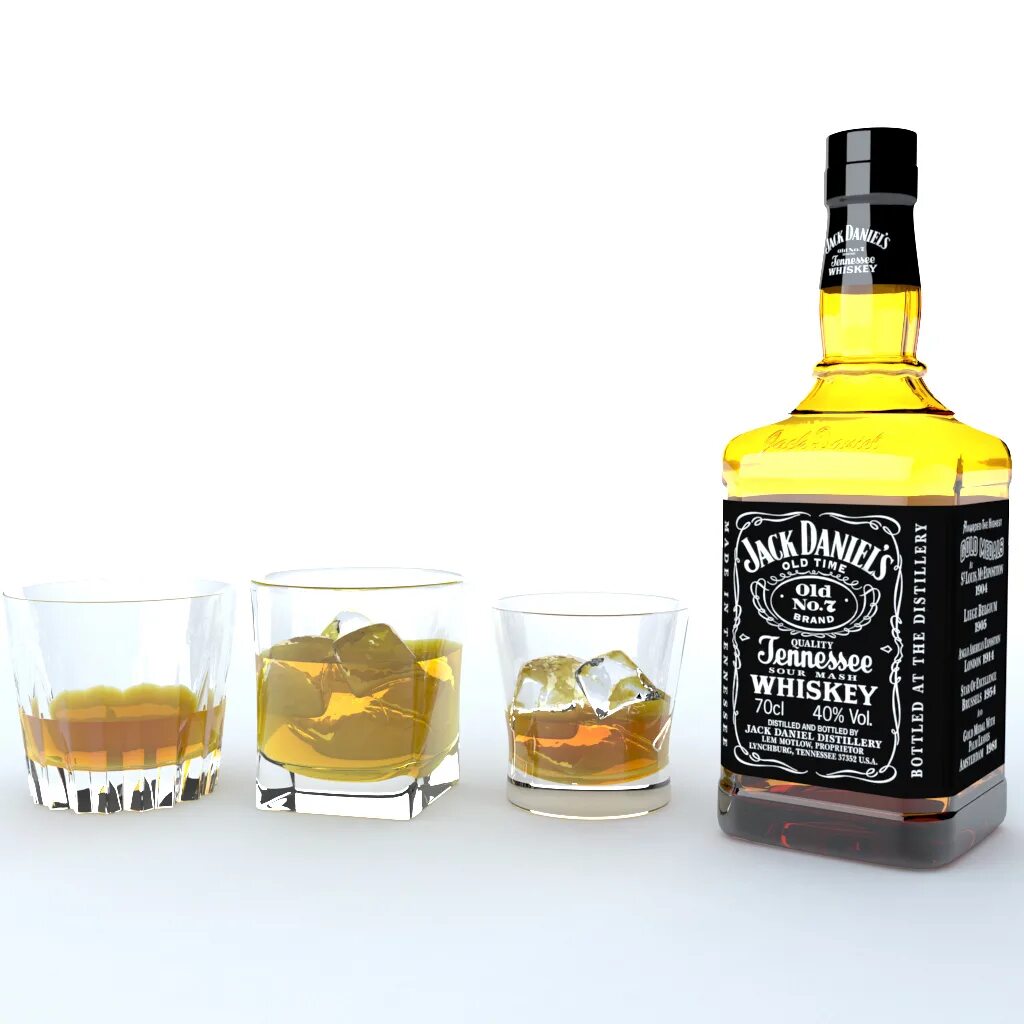 3 бутылки виски. Виски Джек Дэниэлс со льдом. Виски в квадратной бутылке. Виски в прямоугольной бутылке. Бутылка виски 3d.