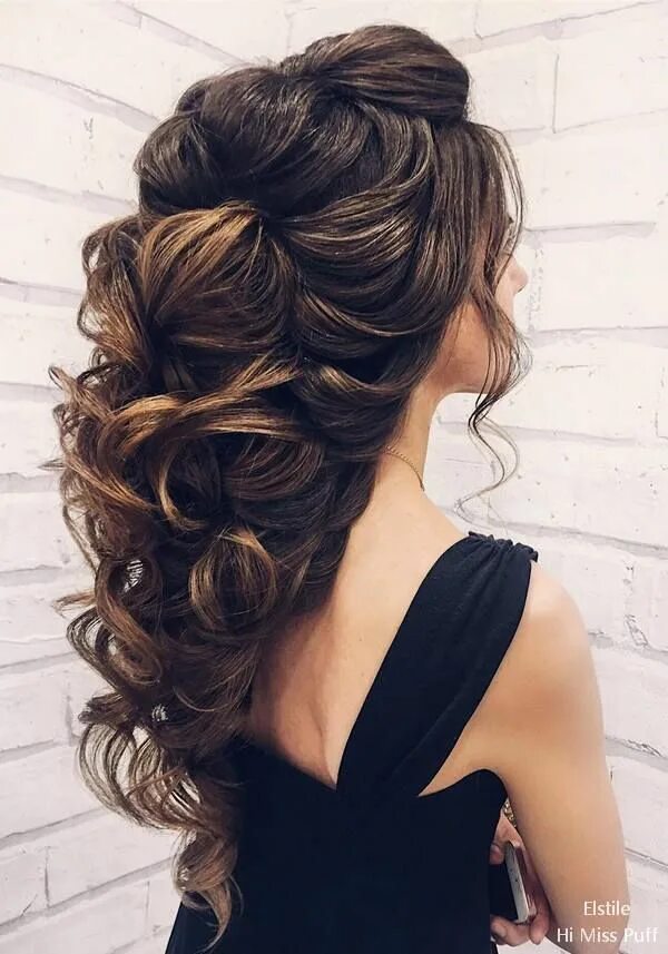 Pin on Peinados Long hair styles, Bride hairstyles, Wedding hairstyles for long 