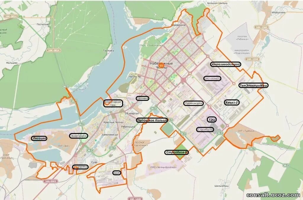 Карта челны новый. Районы Набережные Челны на карте. Карта Набережных Челнов по районам. План города Набережные Челны. Набережные Челны территория на карте.