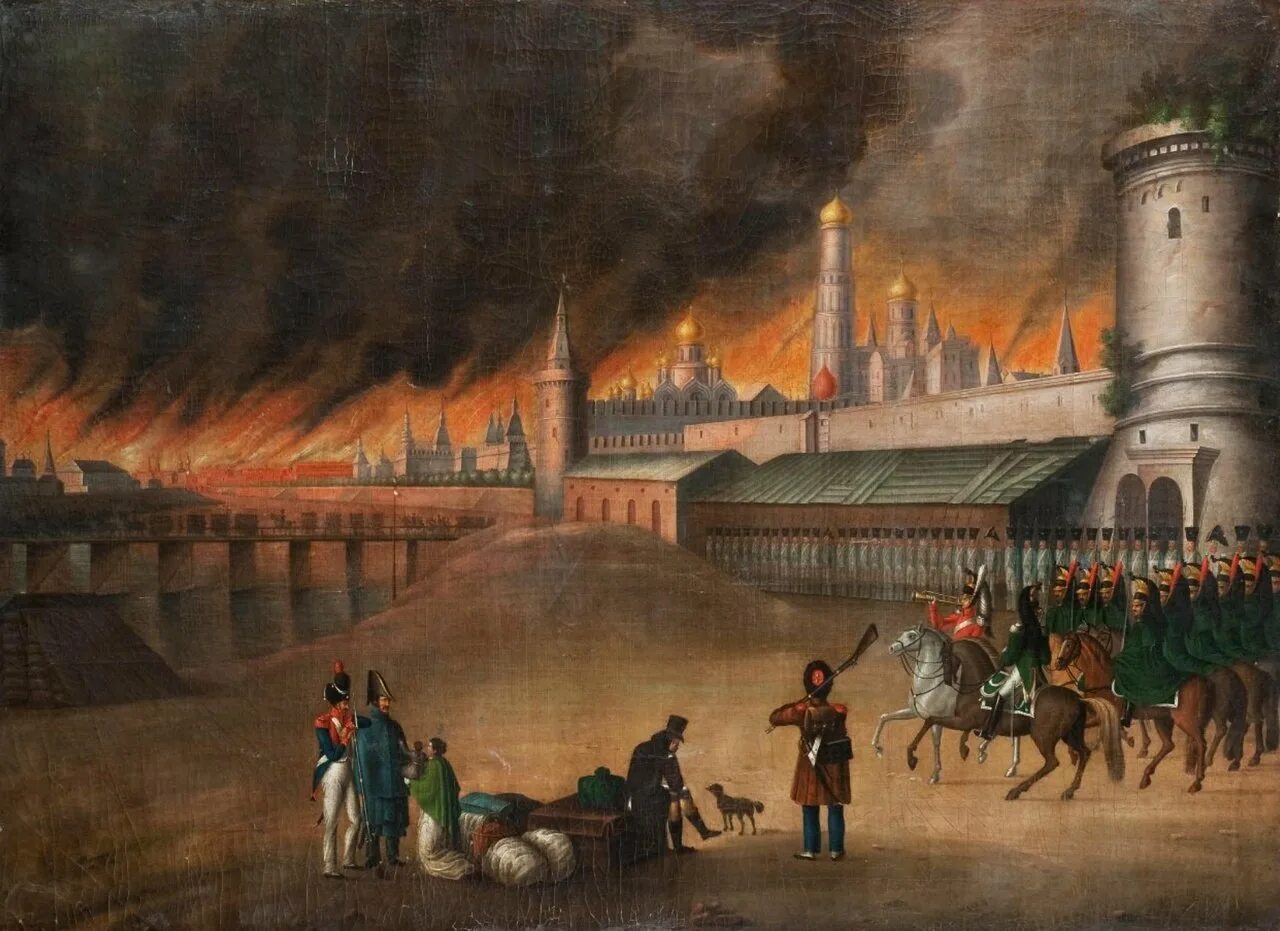 Московский пожар 1812 года. Айвазовский пожар Москвы 1812г. Айвазовский пожар Москвы в 1812. Сожжение Москвы 1812. Когда был пожар москвы