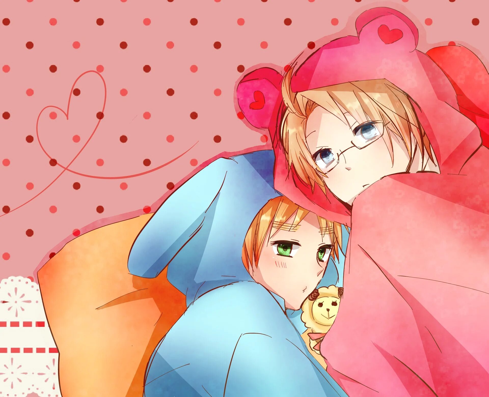 Яой 2024 года. Hetalia USUK.